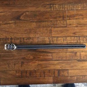 Leather pet collar